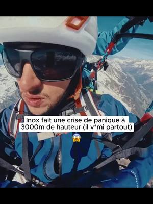 A post by @monkeydinox on TikTok caption: 🤮💀 le pauvre ptdrr (nouvelle video sur la chaine principale les freros) #inox #inoxtag #everest #kaizen #aiguilleverte