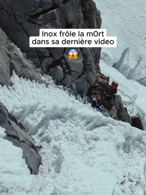 A post by @monkeydinox on TikTok caption: la dinguerie 😱 (video complete sur la chaine les reufs) #inox #inoxtag #everest #kaizen #aiguilleverte