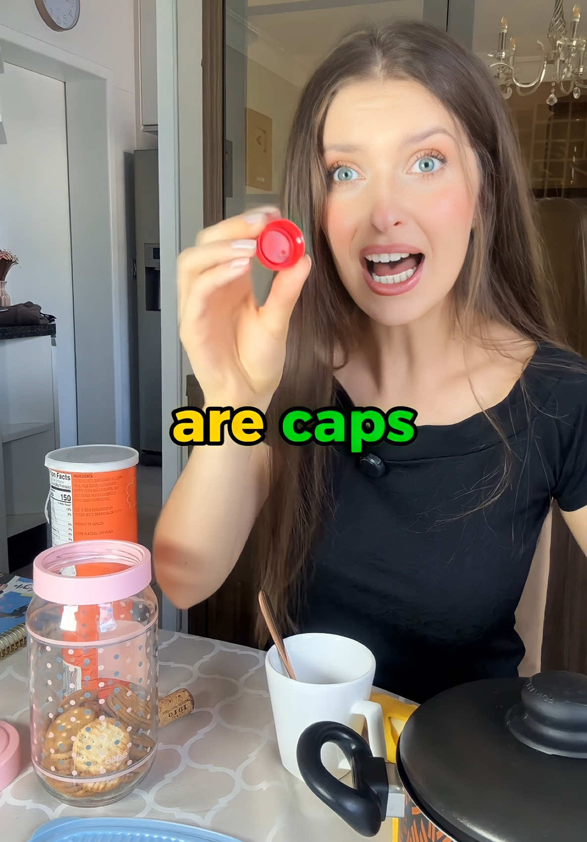 A post by @englishbygiovana on TikTok caption: Covering things at the table 🍶