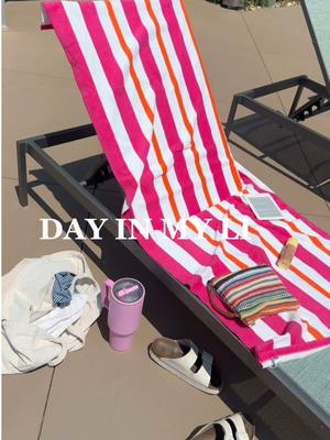 A post by @alyssarayelee on TikTok caption: ITS FEELING LIKE SUMMER!!! #DayInMyLife #vlog #aestheticvlog #inmy20s #summerday #poolday @HYDROJUG @BIRKENSTOCK @BIRKENSTOCK USA @Hawaiian Tropic @Sun Bum @Supergoop 