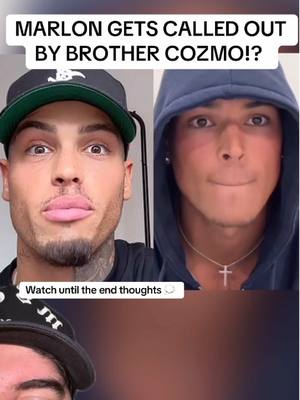 A post by @panchodoesitbetter on TikTok caption: MARLON GETS CALLED OUT BY BROTHER COZMO!? #marlon#marlontwitch#marlonclips#cozmo#cozmoclips#influencer#fyp#shocking#explore#xyz#panchodoesitbetter#chisme#hispanic#viral#trending#drama#latino#pancho#mexico#dramatiktok#fyp