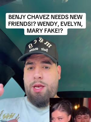 A post by @panchodoesitbetter on TikTok caption: BENJY CHAVEZ NEEDS NEW FRIENDS!? WENDY, EVELYN, MARY FAKE!?  #benjychavez#wendyortiz#evelynortiz#maryboutique#influencer#fyp#shocking#explore#xyz#panchodoesitbetter#chisme#hispanic#viral#trending#drama#latino#pancho#mexico#dramatiktok#fyp
