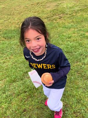 A post by @ladyspinedoc on TikTok caption: She got the game ball this am 🥹