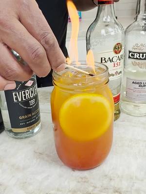 A post by @realtipsybartender on TikTok caption: Flaming Tree Smacker #cocktails