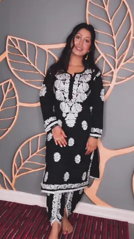 A post by @desi.sparkles on TikTok caption: LIVE tonight at 8 PM! Join us for the most in-demand handmade Lucknowi dhoti pants—only @Desi_duha_boutiques. You don’t want to miss this drop!