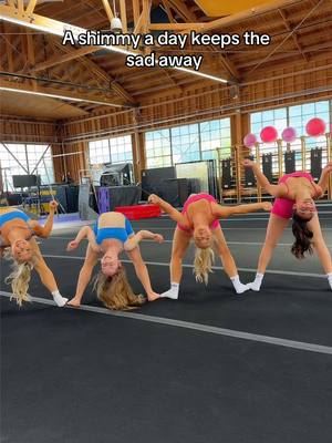 A post by @rybkatwinsofficial on TikTok caption: It’s trueeeeeee 🙈🩷💙 @bardot @Anna McNulty #gymnasticsversion #contortionist 