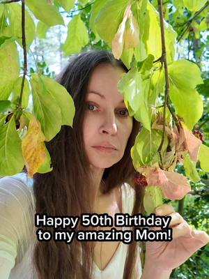 A post by @toren_wolf on TikTok caption: Happy 50th birthday, Mom! ☺️💜  #autism #adhd #genx #birthday 