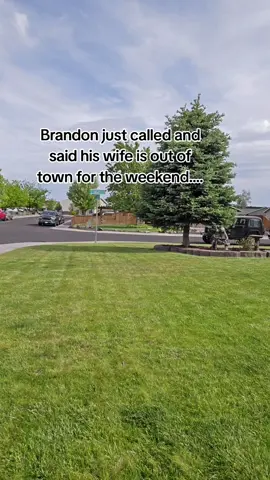 A post by @jrsayers on TikTok caption: #gotmyownhashtags #neighbors #marriedlife 