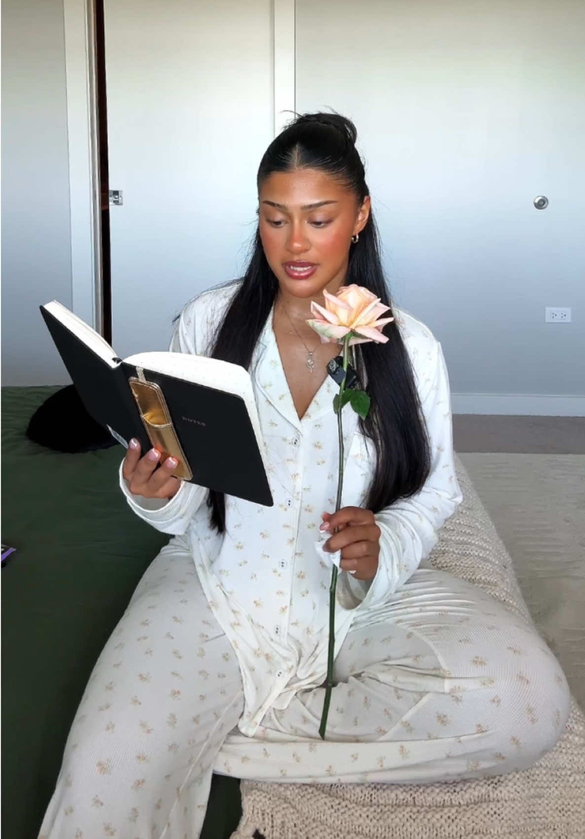 A post by @tamaraaarevalo on TikTok caption: This is 4 minutes long and hella random but I know many girls are struggling with the same emotions. Thank you if you watch through the whole thing..💗 I am very private with my personal life and also am not a vulnerable person at all but I want to connect with my community on a deeper level so please excuse me if my typing is all over the place.  I am experiencing a season of solitude and feeling out of body to be quite honest. I feel like I’m just here but not living. Experiencing a long term relationship break up can be very confusing, you might feel lost, regretful and very painful because same. One thing that is keeping me grounded is the feeling of finding yourself…the idea of truly loving who you are and working through your flaws. The dream of truly connecting with your feminine side, playing with makeup, outfits and singing to yourself. Sitting in solitude but peace and fulfillment with just you.  To my women reading this..choose you always.  protect yourself and allow yourself to flourish as the flowers do in spring, your soul is delicate and depends on you for care.  Be grateful for every experience you have in this life positive and negative because that is the definition of living. I love you and you are enough. 💗