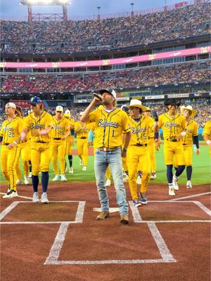 A post by @thesavbananas on TikTok caption: When in Nashville🤷‍♂️ thanks @dierksbentley! #nashville #countrymusic #savannahbananas #dierksbentley @DR Meadows 