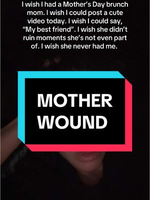 A post by @rebyhardy on TikTok caption: The mother wound never heals.  #househardy #momtok #narcissisticparent #mommyissues #mothersday 