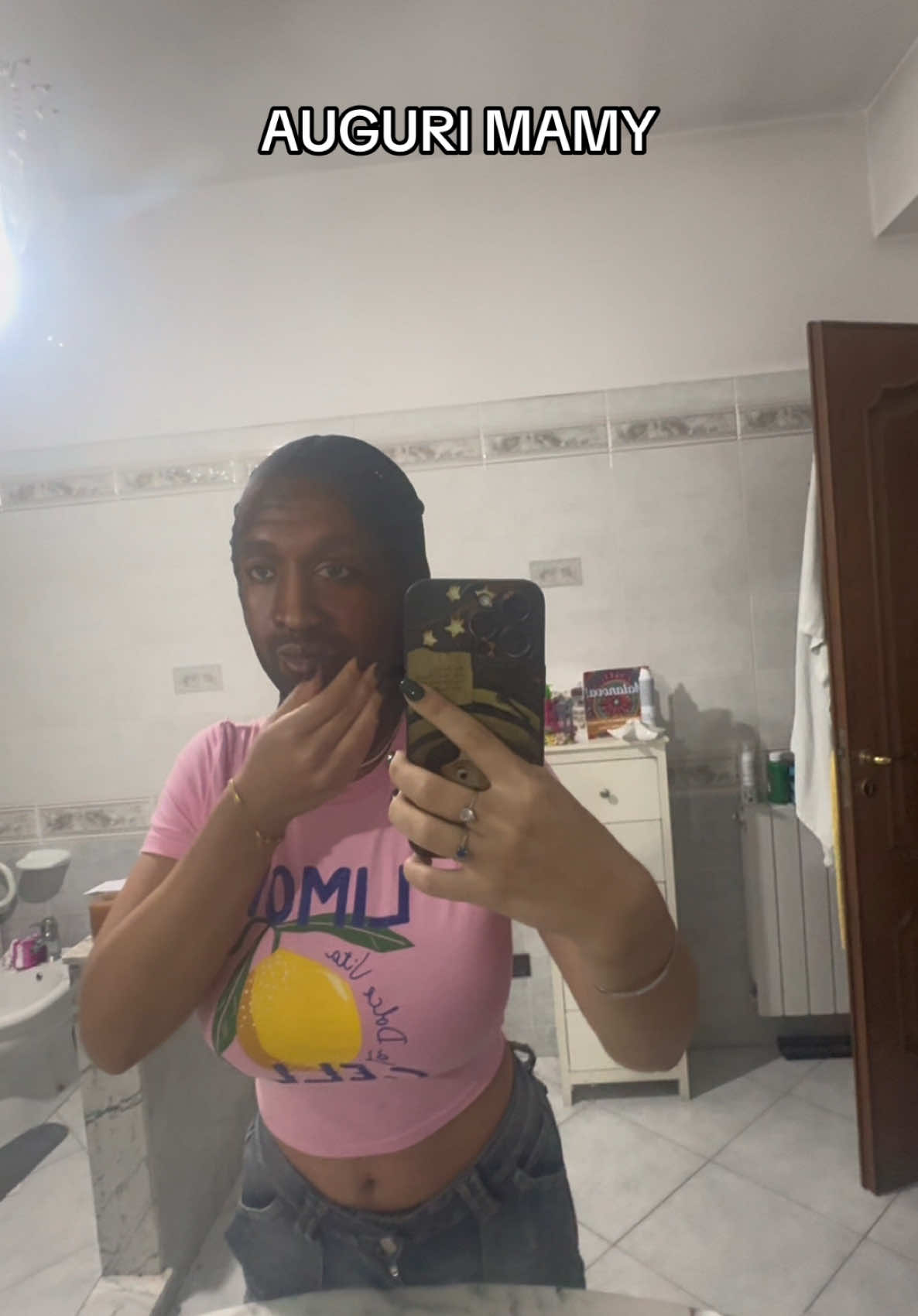 A post by @martina.cammara7 on TikTok caption: Scusa mamma 😂😭 #fyp #perte #prank 