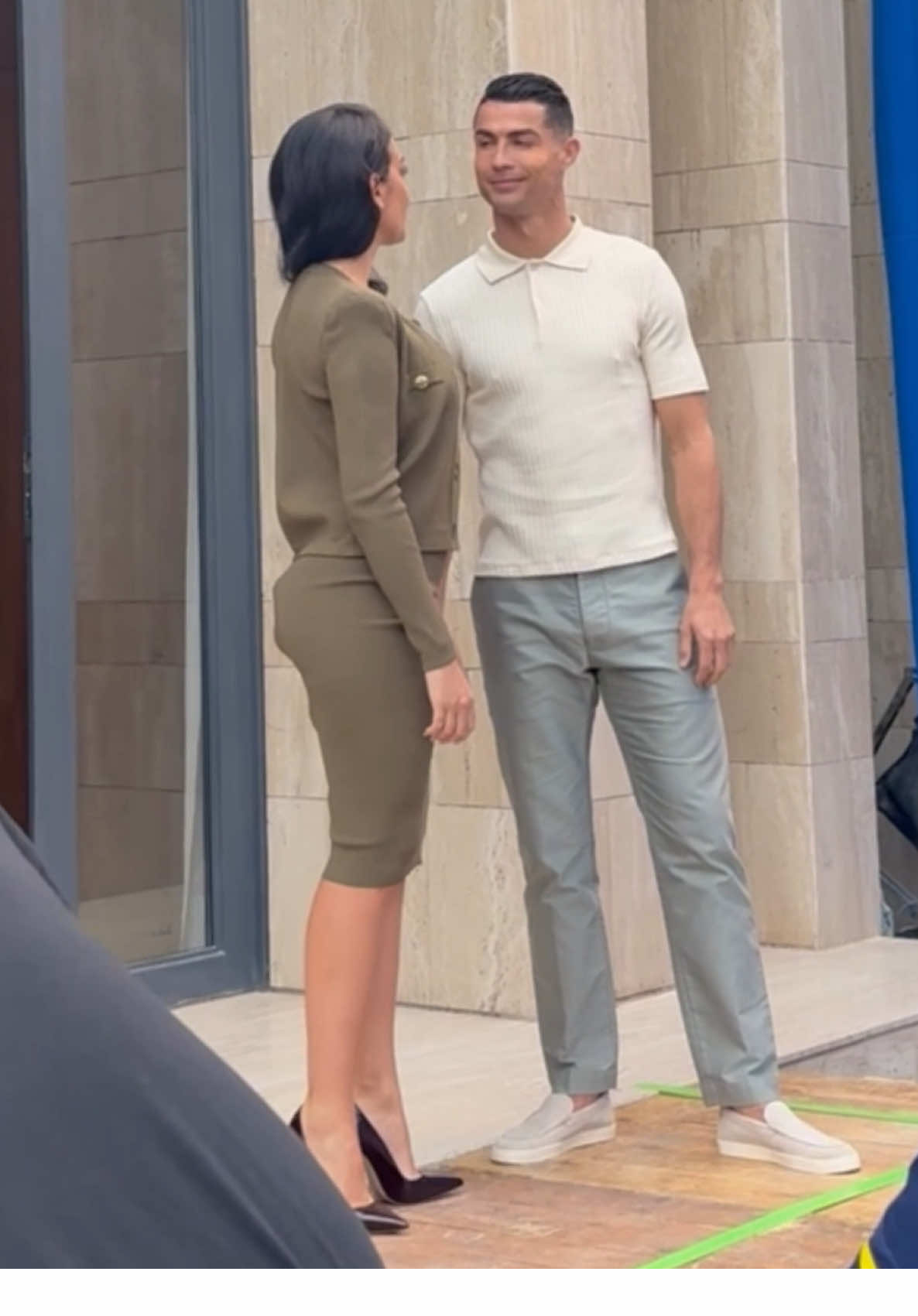 A post by @georginagio on TikTok caption: My day work with my love 🤍