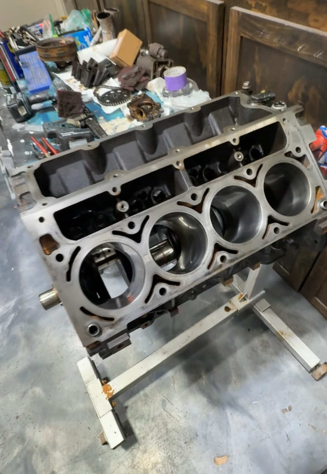 A post by @jesselawless on TikTok caption: New project update!🔥 #cars #ls #singlecab #chevytrucks #cartok 