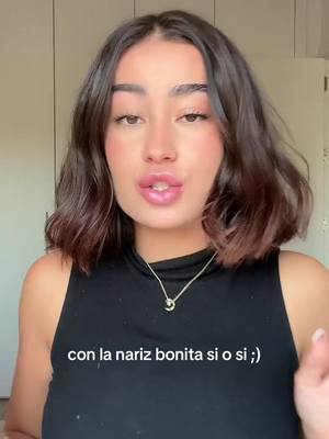 A post by @ on TikTok caption: Amo mi nariz la vdd 