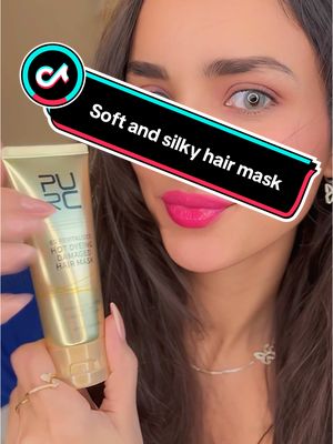 A post by @saraiqbale on TikTok caption: Soft and silky hair mask 