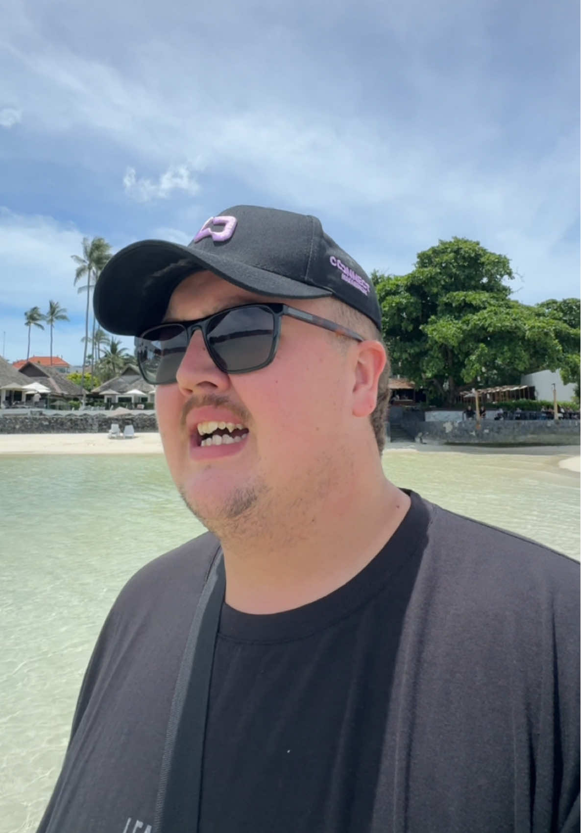 A post by @marshallexler on TikTok caption: How I’m feeling right now, is how I imagine I’ll always feel. 50% happy and 50% sad at any given moment. #bigpapi #fayeandmarshall #fyp 