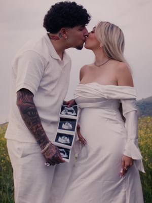 A post by @britney.official on TikTok caption: Baby GnB this October🙏🏼 new YT vid out now! #gnb #baby #mothersday #foryoupage 