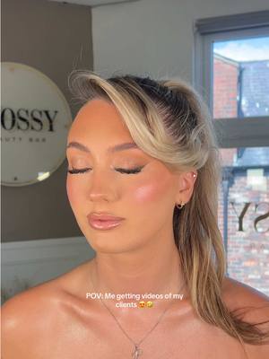 A post by @bychlloe on TikTok caption: My clients 😍😍😍 #makeup #glam 