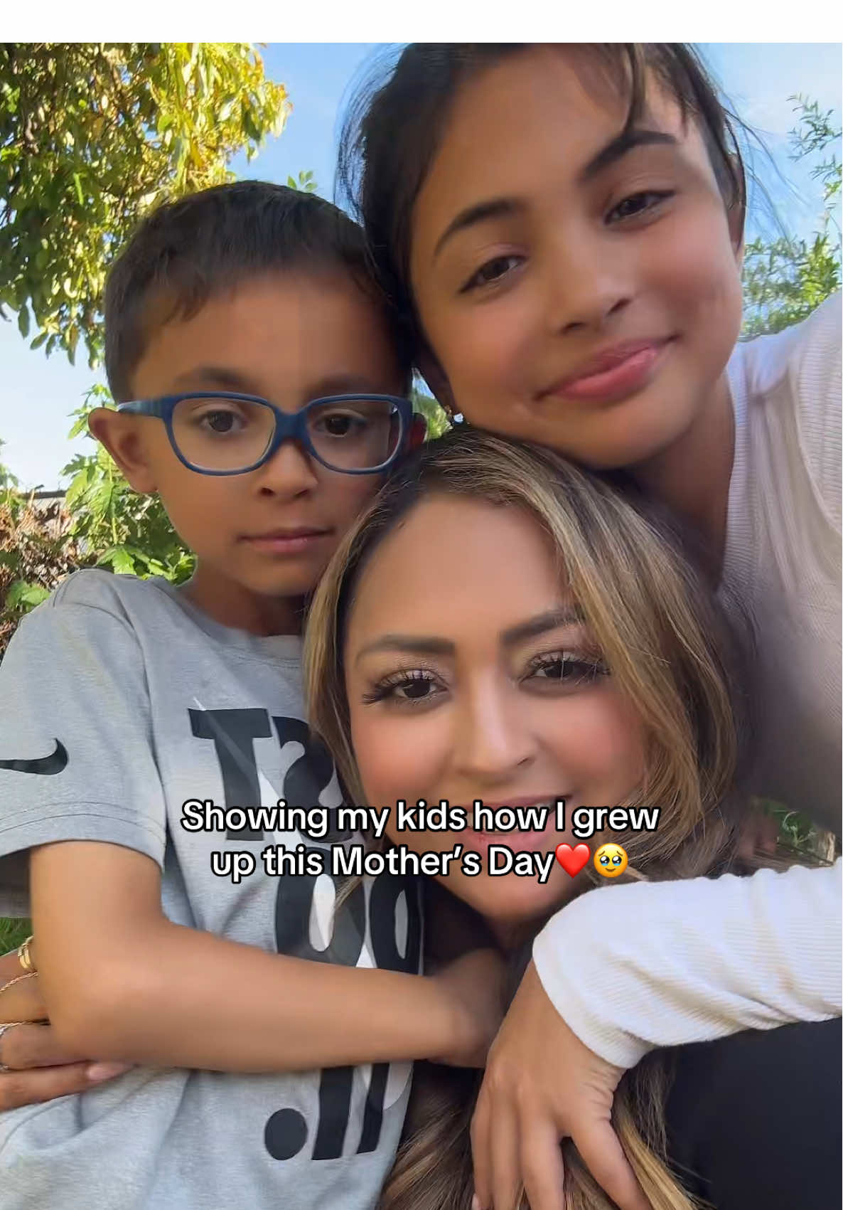 A post by @mgfoley on TikTok caption: they really thought I couldn’t relate to their struggles… went down memory lane… ❤️🥹 Happy Mother’s Day💐 #viral #mothersday #motherhood #momlife #mom #momsoftiktok #memoraylane #fyp #familyof4 #mommasong #blowup #michellefoley #avafoley #bensonboone #socute