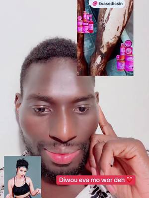 A post by @generalebos on TikTok caption: Diwou eva mo wor deh ❤️ #liveadamo #adamo #CapCut #sene  @Eva séduction 
