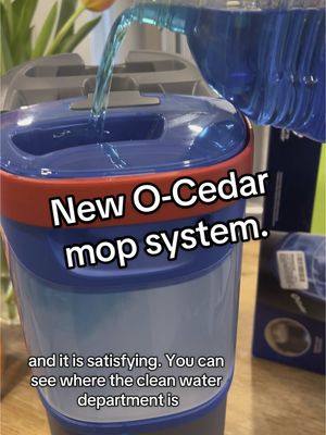 A post by @momthatlovestoclean on TikTok caption: Trying out the O cedar flat mop system. It’s so so cool #cleaninghack #springcleaning #mop #moppingvideos 