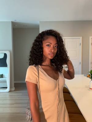 A post by @xoalyria on TikTok caption: Just came to show yall my dress but why are my buttons undone, Im lost #fyp #outfitoftheday 