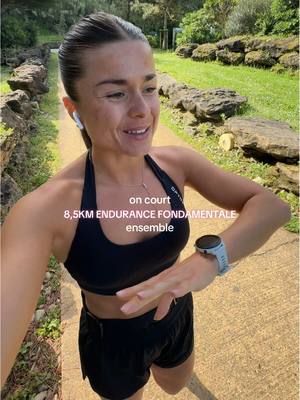 A post by @melissaselles on TikTok caption: Courir lentement pour courir plus vite 🏃🏽‍♀️ #running #run #endurancefondamentale #ef #easyrun #runninggirl #runtogether 