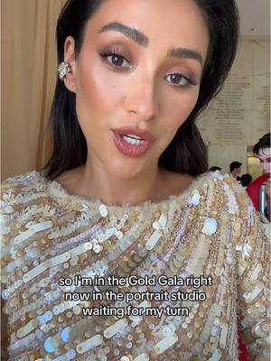 A post by @shaymitchell on TikTok caption: What’s in my bag @ the Gold House Gala