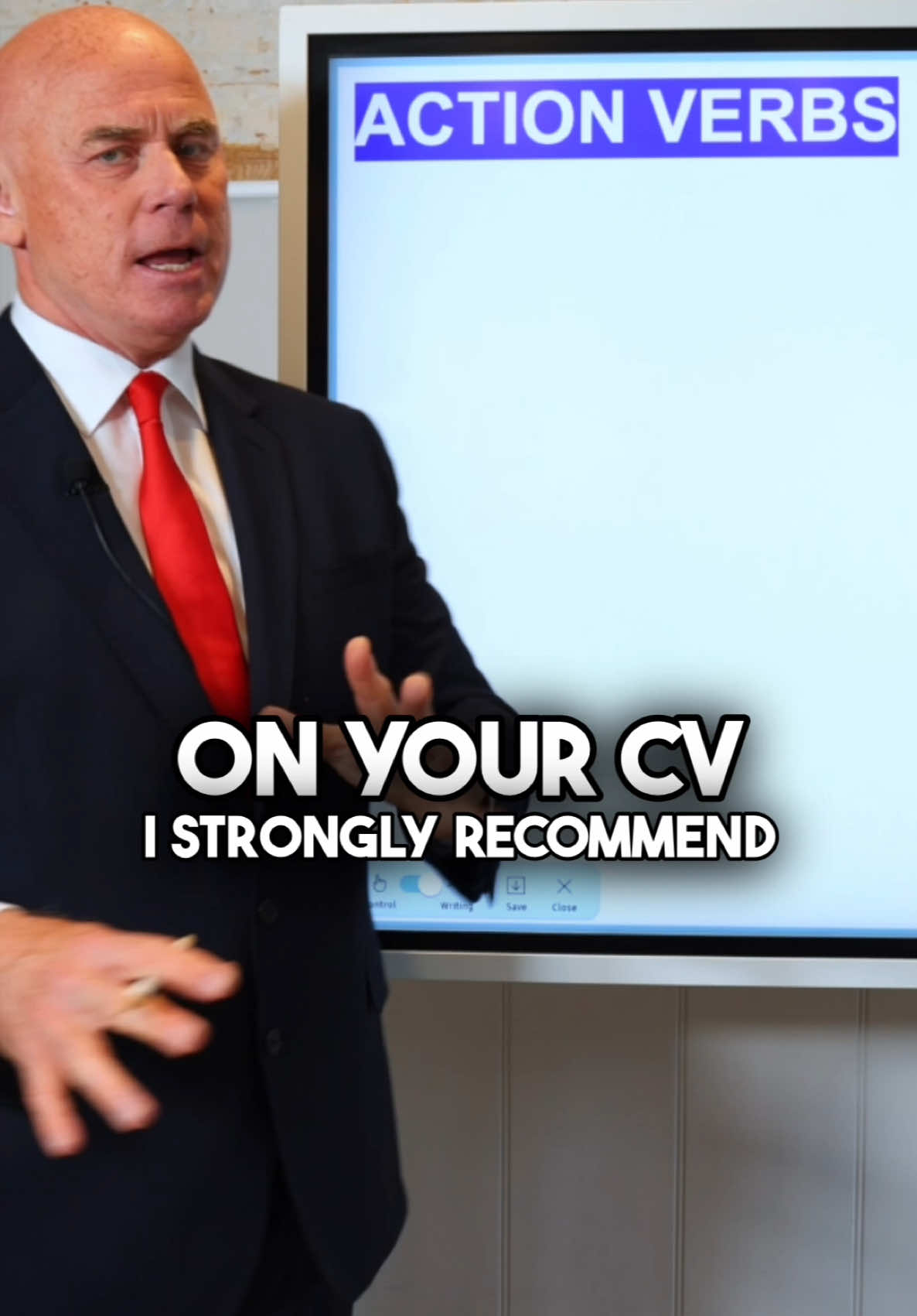A post by @careervidz on TikTok caption: HOW TO WRITE A CV OR RESUME. When writing your CV or Resume it’s important to use ACTION WORDS to standout and impress! #cv #cvtips #resume #resumetips #cvwriting #resumewritingservices #cvwritingservices #richardmcmunn #careervidz 