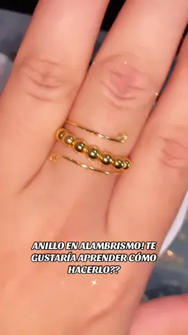 A post by @nailookaccesorios on TikTok caption: Anillo ALAMBRISMO Aprende cómo cómo hacerlo. #alambrismo #nailookaccesorios #LIVEIncentiveProgram #LIVERewards #PaidPartnership 