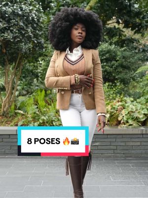 A post by @mr.dasante on TikTok caption: 8 Poses 📸 #poseideas #posingtips #howtopose #pose #style #fashion #london 