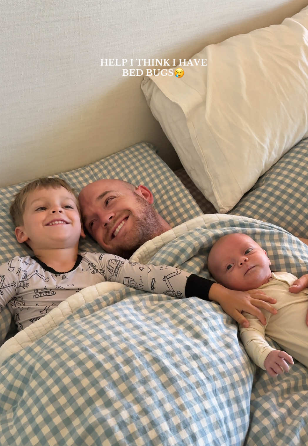 A post by @emiliekiser on TikTok caption: I can not believe they are MINE😭😭😭 #DayInMyLife #lifestyle #momsoftiktok #corememories #grateful #fyp #bedbugs #viral #trending #momoftwo #newbornmom #momlife #marriage #husbandandwife 