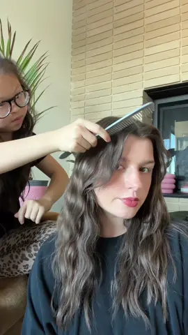 A post by @worthyandkal on TikTok caption: i sit for hours for this 💆🏽‍♀️