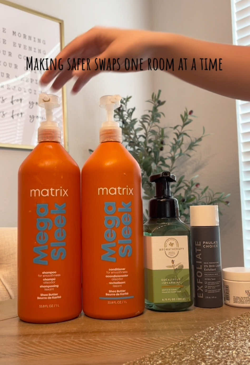 A post by @shandi_lyn on TikTok caption: #saferswaps #healthyliving #nontoxic #cleanbeauty #nontoxicliving #wellness #wellnessbox #healthyswaps 