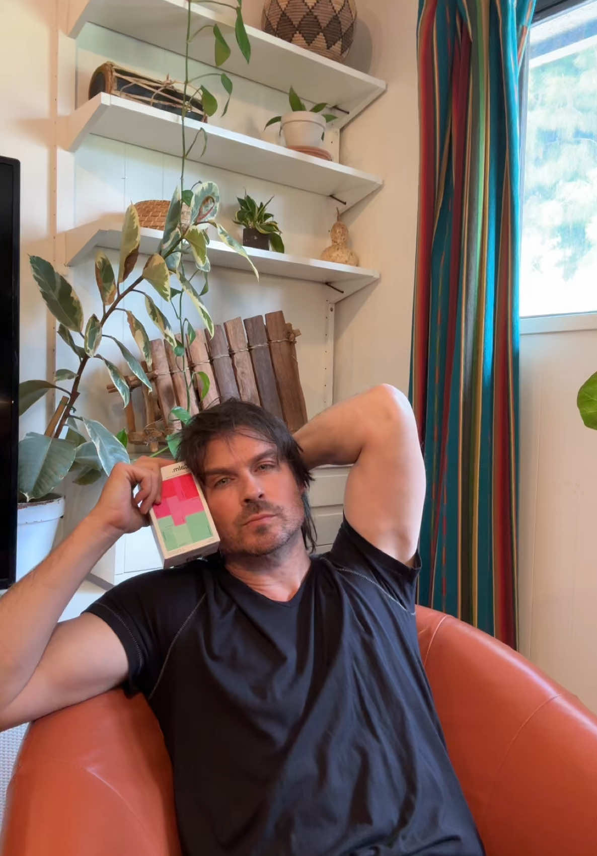 A post by @iansomerhalder on TikTok caption: Like a good song, Calm hits harder the more you come back to it. Take it consistently and your nervous system will thank you 😉 @The Absorption Company 
