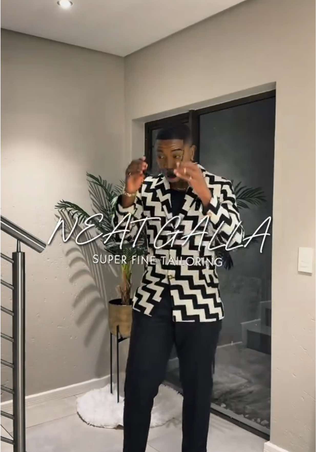 A post by @moghelingz on TikTok caption: OOTD!😍🤝🏾 #SuperFine #Tailoring #ootd #fashiontiktok 
