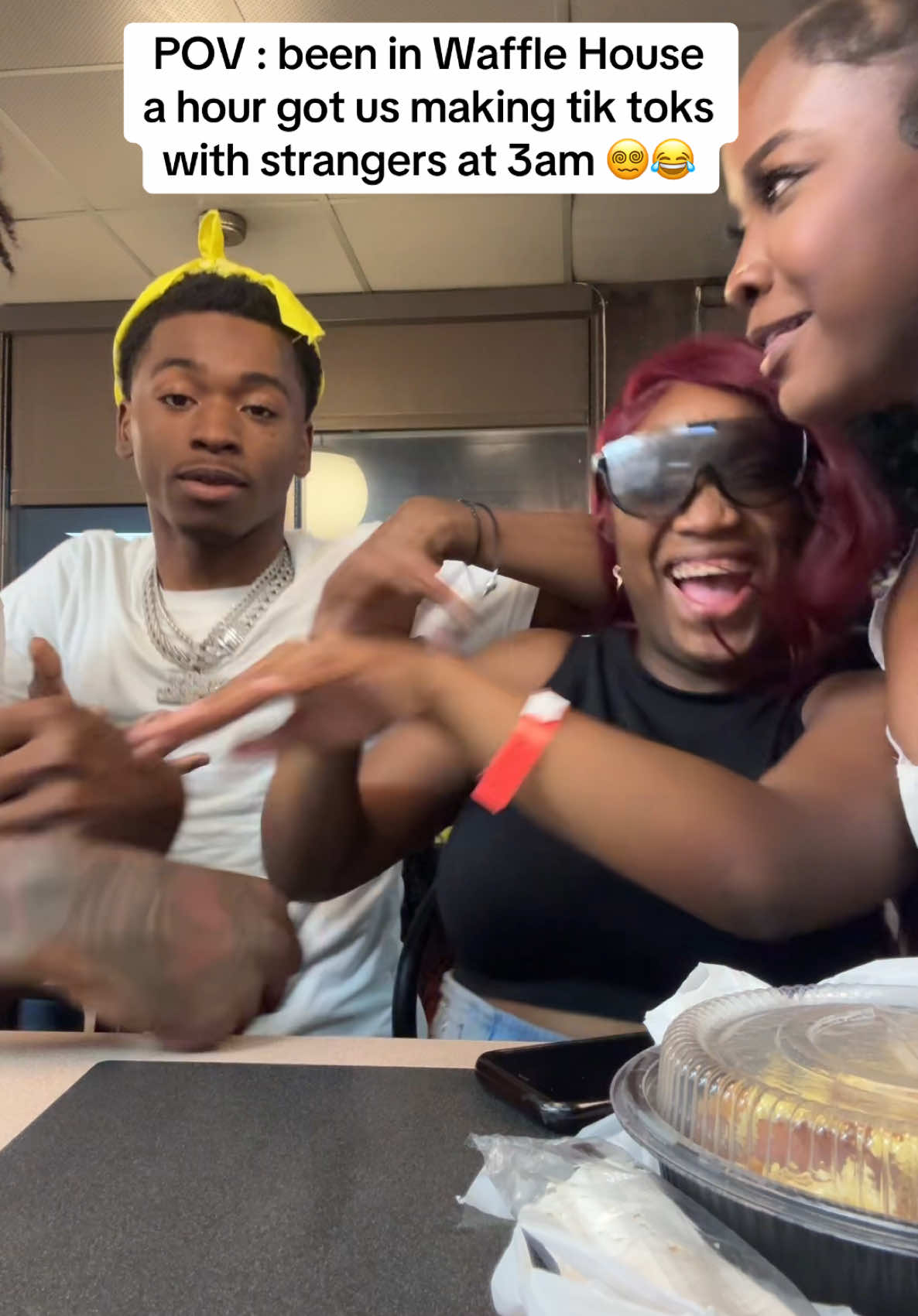 A post by @2loadedjay on TikTok caption: Huhh bruh @Tre Savage 😂😂😂 #fypシ #tresavage #loadedjay #batonrouge #wafflehouse 