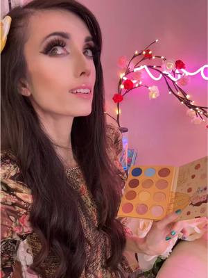 A post by @eugeniaxo on TikTok caption: This look makes me feel like I’m living in a rose garden library… I used the @ColourPop Cosmetics Beauty and the Beast collection for this soft Belle-inspired moment! 🌹✨ #colourpop #colourpopcosmetics #makeup #disney #makeuptok #princessaesthetic #disneyprincessvibes 