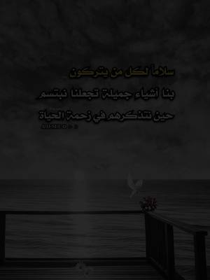 A post by @ahmad__gazni on TikTok caption: #اقتباسات .عن الحياة#سلاماً لكل من يتركون بنا أشياء جميلة تجعلنا نبتسم حين نتذكرهم في زحمة الحياة...#foryou #viral #fyp #foryoupage #اكسبلورexplore #siirduvarda #istanbul #🎵🖤 