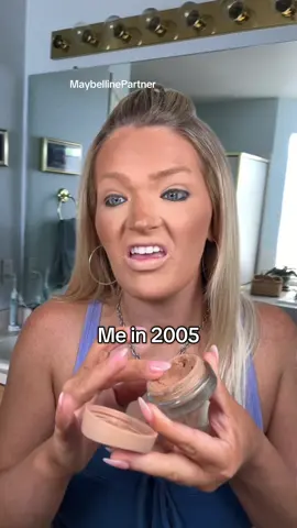 A post by @isabelclanc on TikTok caption: No more ‘mid’ make up thanks to @Maybelline NY #nostalgic #MaybellinePartner 