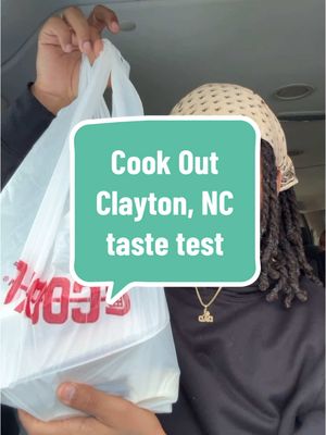 A post by @keith_lee125 on TikTok caption: Cook Out taste test 💕 would you try it ? 💕 #foodcritic @Tim Shropshire 