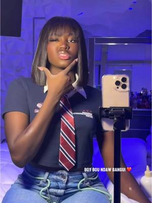 A post by @fatou_ndiaye_sn on TikTok caption: Schoolgirl attitude | | | | | #fatoundiayesn ❤️🥹