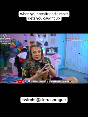 A post by @sierraspragueundercover on TikTok caption: like girl i’m on stream??? twitch @sierrasprague 😭😭😭 @Sierra Sprague Clips @sierraspraguespam #sierrasprague #sierraspragueclips 