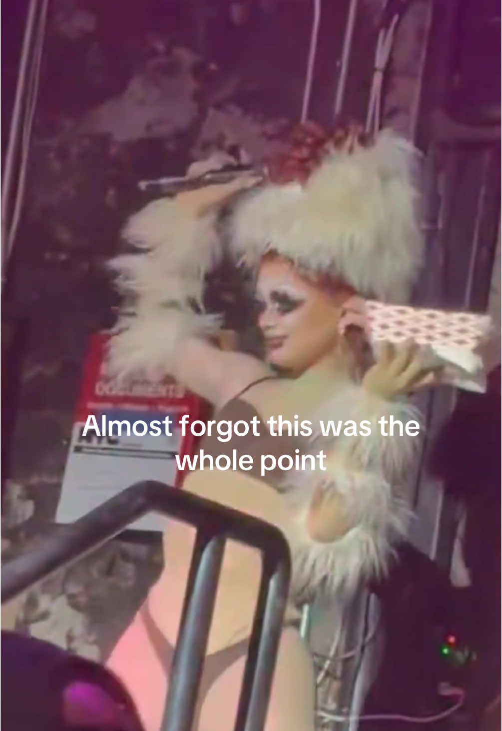 A post by @upuntil.dawn on TikTok caption: 😩😩🙏🩷 #drag #gay #emo #emotional #charli #party4u 