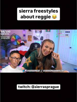 A post by @sierraspragueundercover on TikTok caption: @Lor Reggie🖤 what ya dad at? 😂 twitch: @sierrasprague ❤️ @Sierra Sprague Clips @sierraspraguespam #sierrasprague #sierraspragueclips #reggie #lilrodneyson #girlhefunny1x 