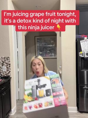 A post by @juliesbeautybydesign on TikTok caption: I’m juicing grape fruit tonight, it’s a detox kind of night with this ninja juicer 👇 #ninjajuicer #tiktokshopcreatorpicks #tiktokshopmemorialday #juicerecipe #juicer 