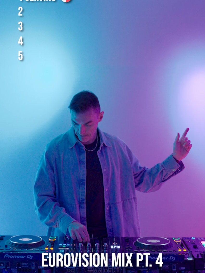 A post by @gabryponte on TikTok caption: Goodmorning family! Today is semifinal day! Remember #11 if you want to support me with your vote! But now, let's enjoy Eurovision mix pt.4  #eurovision2025 #eurovision 