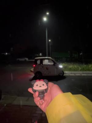 A post by @ellaonwheels_0 on TikTok caption: Rainy camping🌧️🏕️～Watching movies while eating barbecue🍢 in the sound of rain. – ASMR decompression #tricycle #asmr #rain #minicar #campinglife #limousine #Outdoor #fyp #cozyspace #relax #Happy #electriccar 