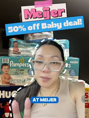 A post by @citycouponmom on TikTok caption: @Meijer baby deals you can do this week for pick up using all digital coupons! (Now until 5/17) #meijer #meijerdeals #babydeals #pampers #huggies #couponing #coupontok 
